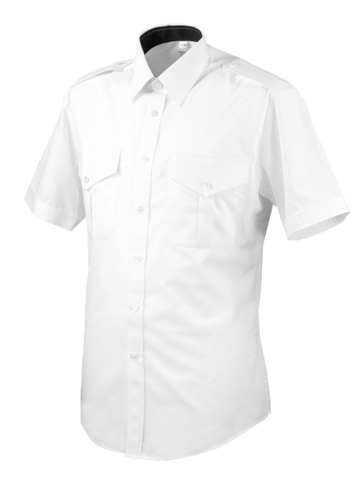 Soldier Profil skjorte herre, regular, hvit, k/e
