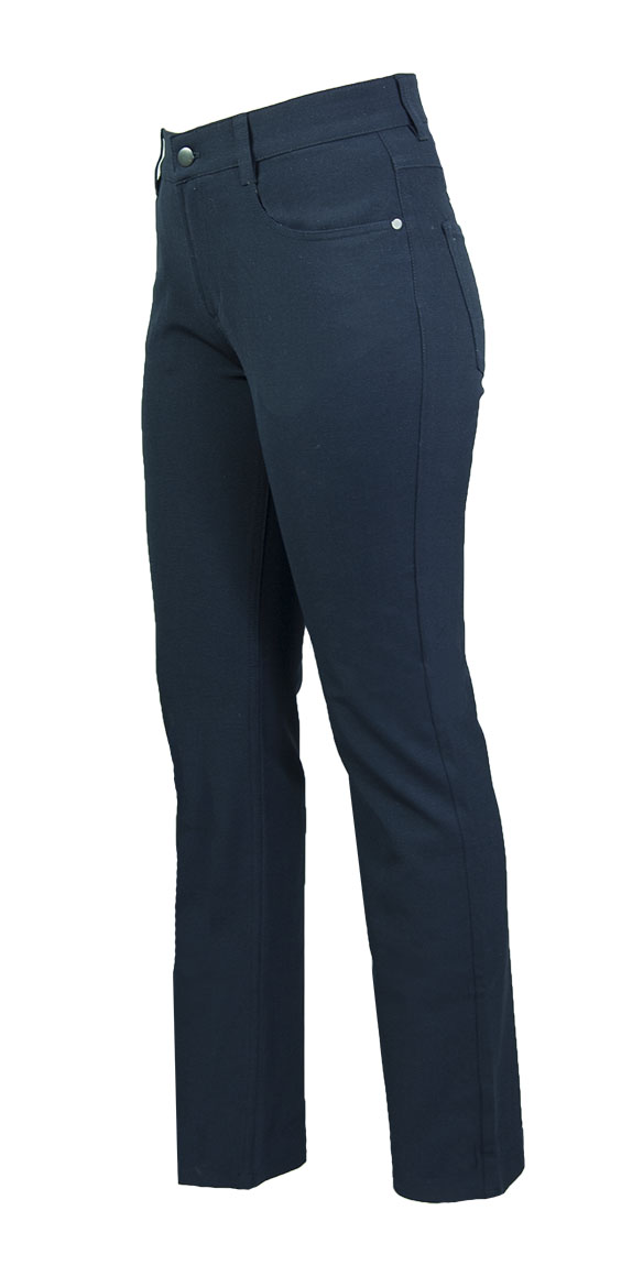 Damebukse jeans, marine 717, Riopole 68/29/3 pol.visc.elastan