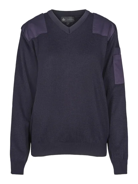 Breim natogenser v-hals, unisex, mørk marine